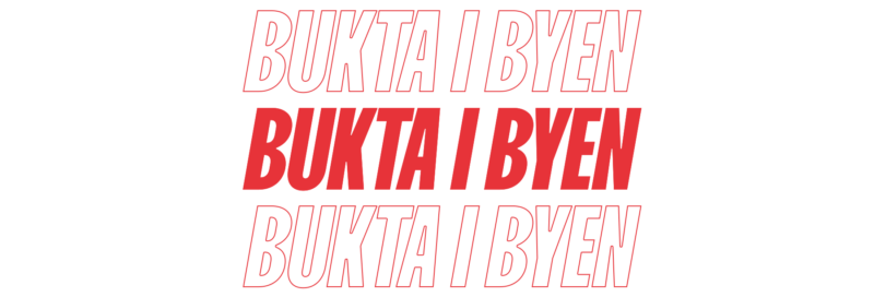 Bukta i Byen rulletekst